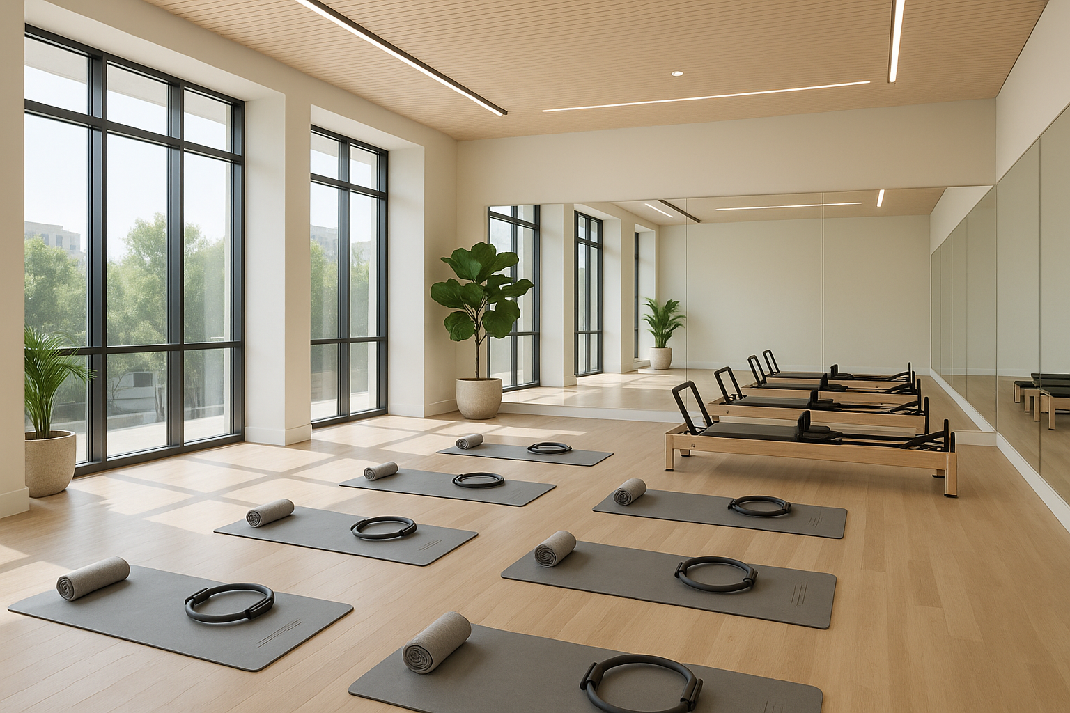 دراسة جدوى مشروع  صالة يوغا وبلاتيس